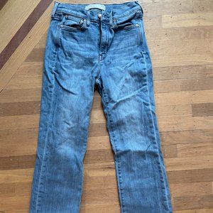 AYR The Pop Jeans, sz 28, Snap Crackle wash